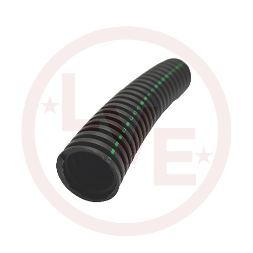 LOOM 13MM POLYPROPYLENE SLIT BLACK/GREEN STRIPE