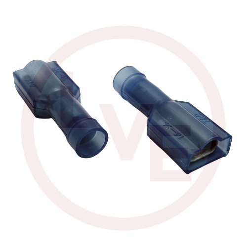 ABB 14RB-2577 TERMINAL QDC FEMALE FULLY INSULATED 16-14 AWG .250X.032 BLUE NYLON