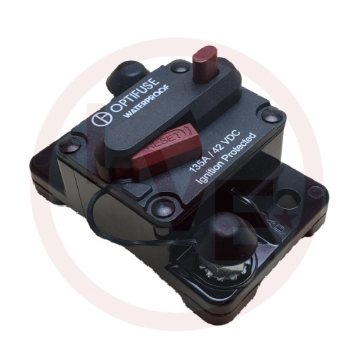 OPTIFUSE 153135 AUTOMOTIVE CIRCUIT BREAKER 135A 42VDC TYPE III IP67