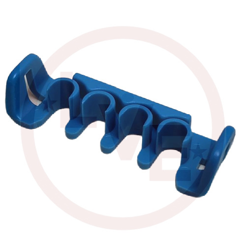 CONNECTOR SECONDARY LOCK TPA 4 POS BLUE