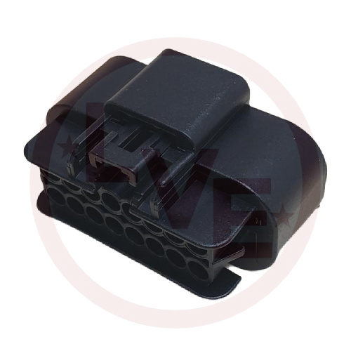 PACKARD 15326863-B CONNECTOR 16 POS FEMALE GT 150 SERIES BLACK ASM