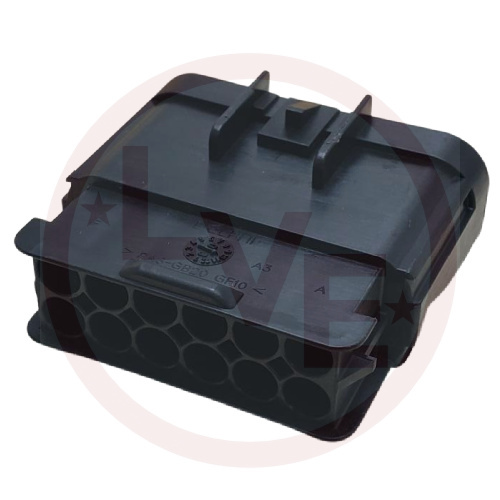 CONNECTOR 12 POS MALE GT 280 SERIES BLACK
