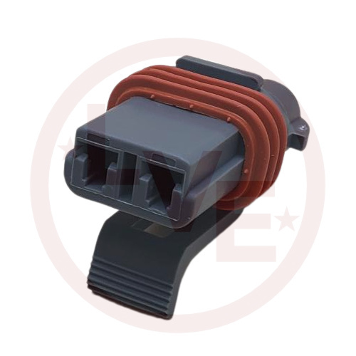 CONNECTOR 2 POS FEMALE METRI-PACK 280 SERIES GRAY