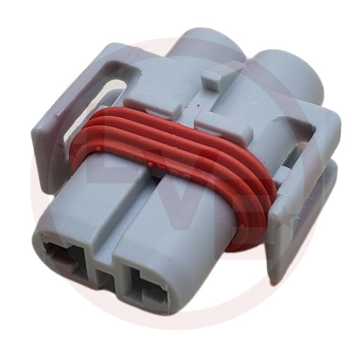 PACKARD 15393199 CONNECTOR 2 POS FEMALE METRI-PACK 280 SERIES GRAY ASM