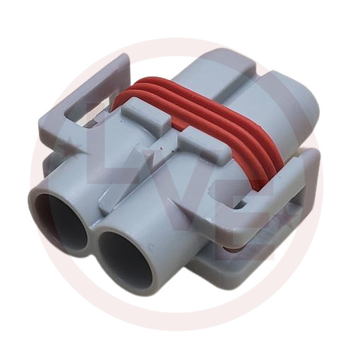 PACKARD 15393199 CONNECTOR 2 POS FEMALE METRI-PACK 280 SERIES GRAY ASM
