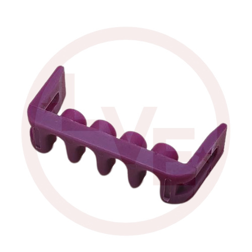 APTIV 15418546-B CONNECTOR 4 POS LOCK CLIP GT 150 SERIES TPA PURPLE