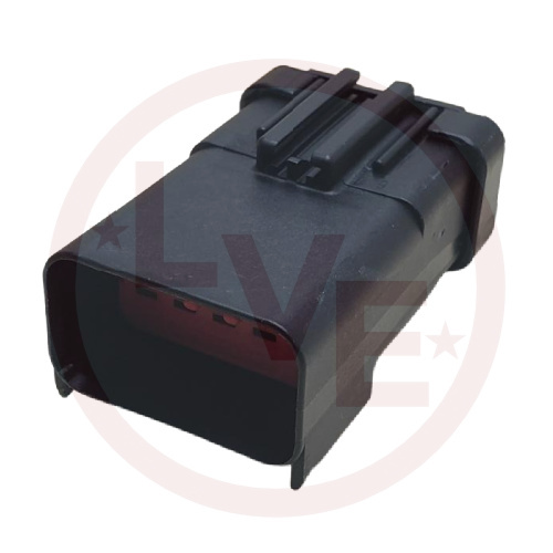 APTIV 15425612 CONNECTOR 10 POS MALE APEX 2.8 SEALED SERIES BLACK