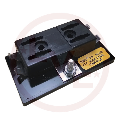 BUSSMANN 15600-04-20 FUSE BLOCK PANEL 4 POS ATC BLADE TYPE