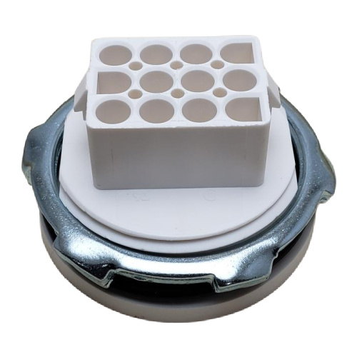 AMP 1604941-1 CONNECTOR 12 POS RECEPTACLE MALE/FEMALE HSG PNL MNT NYLON BULKHEAD
