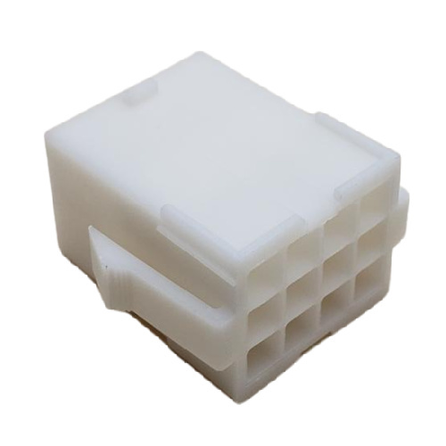 AMP 172162-1 CONNECTOR 12 POS RECEPTACLE HSG 94V-2 UNI-MATE NATURAL  .163"P