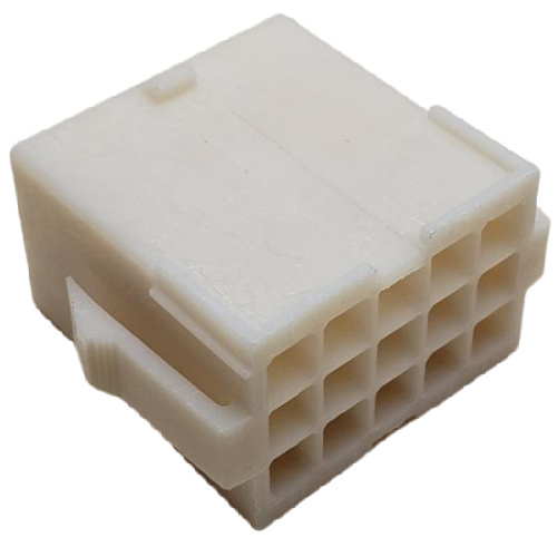 AMP 172163-1 CONNECTOR 15 POS RECEPTACLE HSG 94V-2 UNI-MATE NATURAL  .163"P