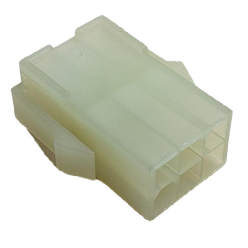 AMP 172331-1 CONNECTOR 6 POS RECEPTACLE HSG UNIV MATE-M-LOK NATURAL .163"P