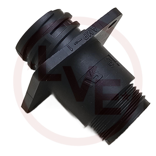 AMP 182917-1 CONNECTOR 4 POS RECEPTACLE CPC SIZE 11 PANEL MOUNT BLACK