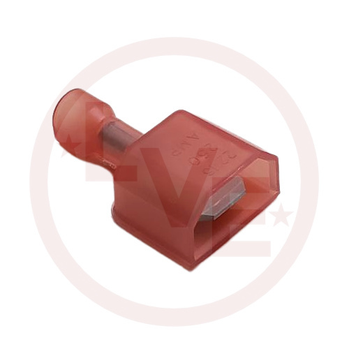 TE CONN 2-520103-2 TERMINAL QDC MALE FULLY INSULATED 22-18 AWG .250X.032 RED