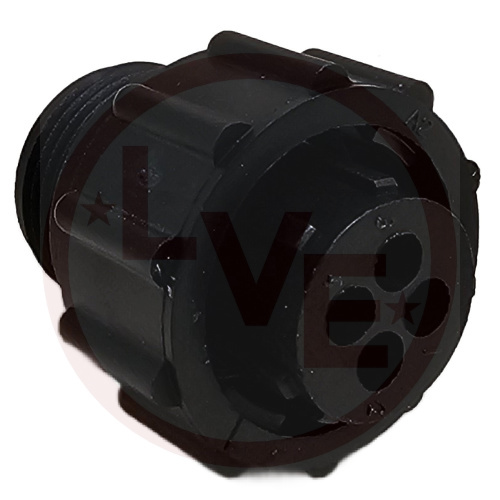 AMP 206060-1 CONNECTOR 4 POS PLUG HSG CPC SIZE 11 BLACK