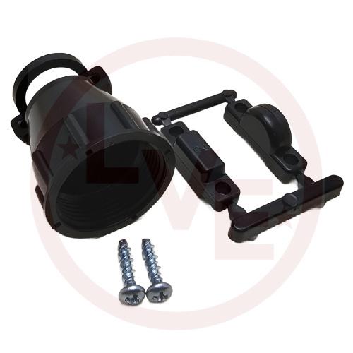 TE CONN 206070-8 CONNECTOR 1 POS CABLE CLAMP CPC (CIRCULAR PLASTIC) SIZE 17 BLACK