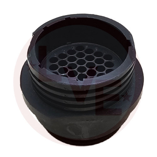 TE CONN 206151-2 CONNECTOR 37 POS RECEPTACLE HSG CPC SIZE 23 BLACK