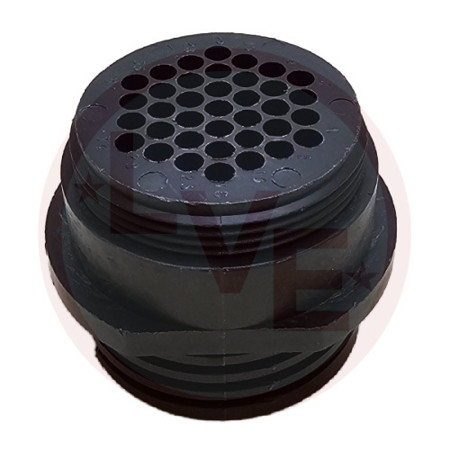 TE CONN 206151-2 CONNECTOR 37 POS RECEPTACLE HSG CPC SIZE 23 BLACK