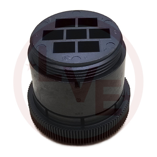 AMP 206226-1 CONNECTOR 7 POS PLUG HSG CPC (CIRCULAR PLASTIC) SIZE 23 BLACK