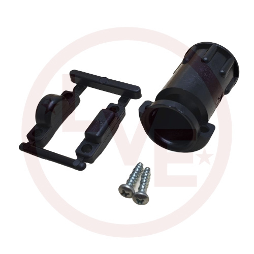 TE CONN 206358-1 CONNECTOR CABLE CLAMP W/INSERT SZ 11 BLACK