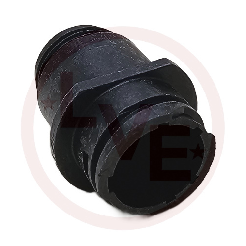 AMP 206705-2 CONNECTOR 9 POS RECEPTACLE HSG CPC (CIRCULAR PLASTIC) SIZE 13 BLACK