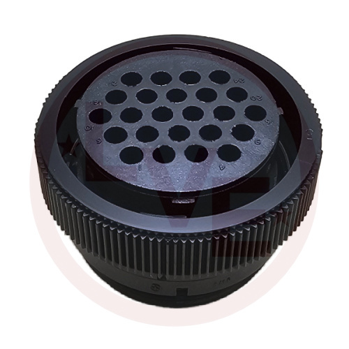 AMP 206837-1 CONNECTOR 24 POS PLUG HSG CPC (CIRCULAR PLASTIC) SIZE 23 BLACK