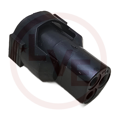 AMP 207845-1 CONNECTOR 2 POS PLUG HSG CPC (CIRCULAR PLASTIC) BLACK
