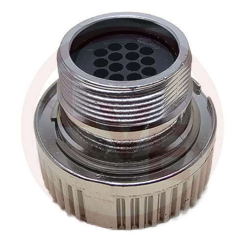 AMP 208486-1 CONNECTOR 14 POS PLUG HSG CPC (CIRCULAR PLASTIC) SIZE 22 SILVER