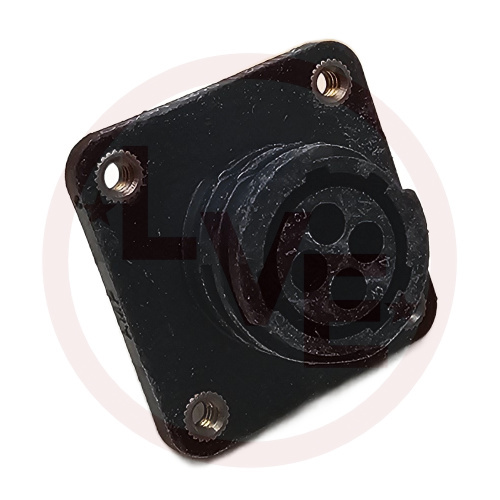 AMP 211102-1 CONNECTOR 4 POS RECEPTACLE HSG CPC (CIRCULAR PLASTIC) SIZE 11 BLACK