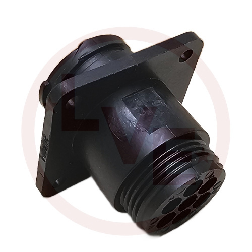 AMP 211401-1 CONNECTOR 7 POS RECEPTACLE HSG CPC (CIRCULAR PLASTIC) SIZE 13 BLACK