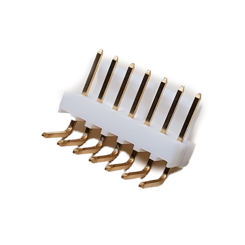 MOLEX 22-12-2074 CONNECTOR SOLID HEADER 7 POS RIGHT ANGLE SINGLE ROW .100P