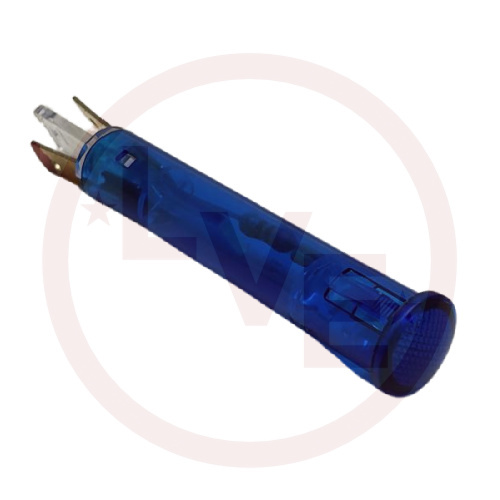SOLICO 2212-3-00-34350 INDICATOR 14V BLUE LED .187" Q.C. TABS PNL MT LIGHT
