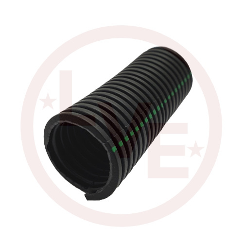 LOOM 22MM POLYPROPYLENE SLIT BLACK/GREEN STRIPE