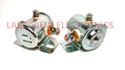 COLE HERSEE 24041 SOLENOID RELAY 6V 1.6 OHM INTERMT 3STUD GROUNDED SPST