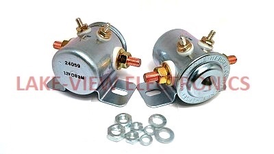 SOLENOID RELAY 12V 17.5 OHM CONT 4STUD INSUL SPST