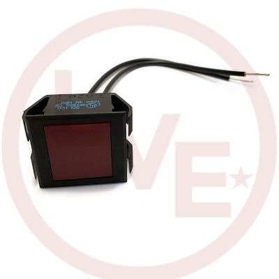 SOLICO 2750-1-50-46110 INDICATOR 125V RED NEON 6" WIRE LEADS PANEL MOUNT