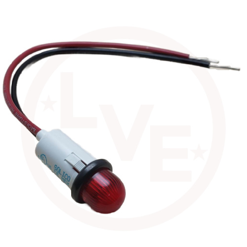 SOLICO 2912-1-13-41510 INDICATOR RED 14V LED BLACK BEZEL PNL MNT LIGHT