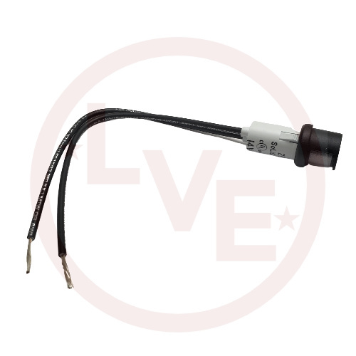 SOLICO 2935-1-10-44430 INDICATOR 14V CLEAR INCAND F1C CAP 6" LEADS PNL MT LIGHT