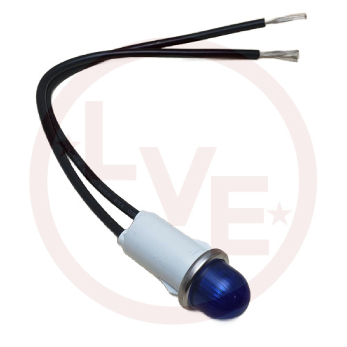 SOLICO 2939-1-11-41550 INDICATOR 28V BLUE INCANDESCENT 6" LEADS PNL LIGHT