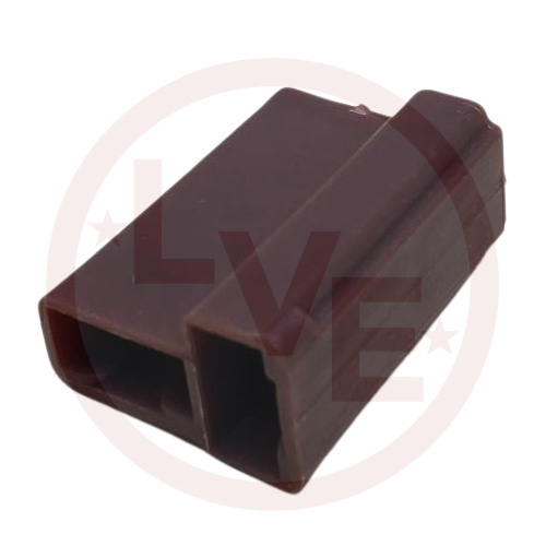 CONNECTOR 2 POS FEMALE 56 SERIES BROWN