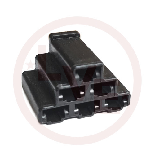 APTIV 2977233-B CONNECTOR 6 POS FEMALE 56 SERIES BLACK