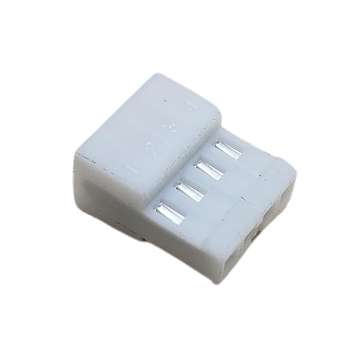 AMP 3-640441-4 CONNECTOR HEADER 4 POS RECEPTACLE .100"P WHITE IDC