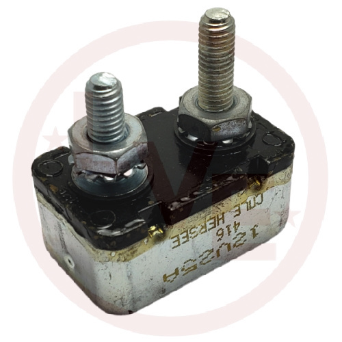 COLE HERSEE 30137-25 CIRCUIT BREAKER 25A 12VDC METAL CHASSIS MOUNT