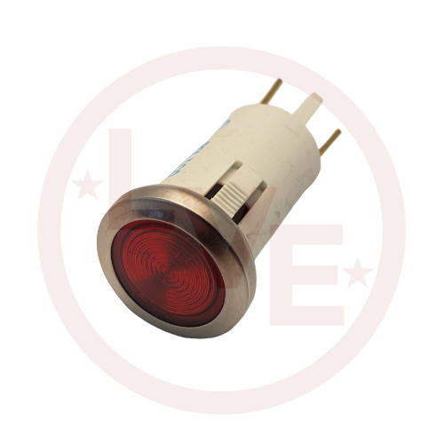 SOLICO 3039-4-12-62610 INDICATOR 28V RED INCAND 0.250" Q.C. TABS PNL LIGHT