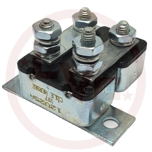 LITTELFUSE 3088-50 CIRCUIT BREAKER 50A 12VDC AUTO RESET METAL CHASSIS MOUNT W/BRKT