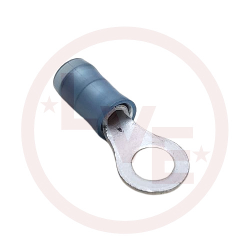 AMP 320574 TERMINAL RING 16-14 AWG #10 STUD INSULATED BLUE NYLON