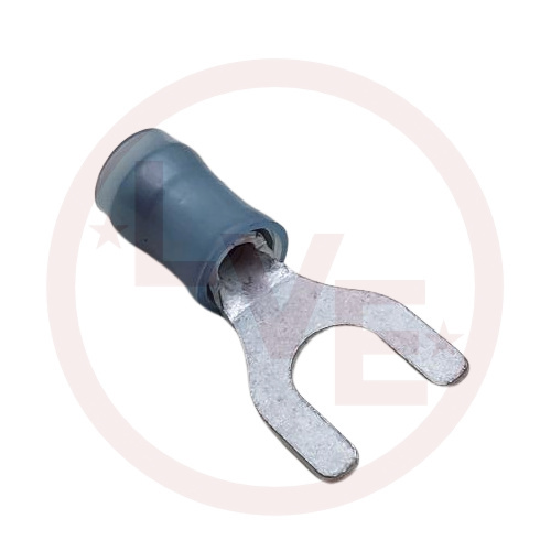 AMP 32060 TERMINAL SPADE 16-14 AWG #10 STUD INSULATED BLUE NYLON