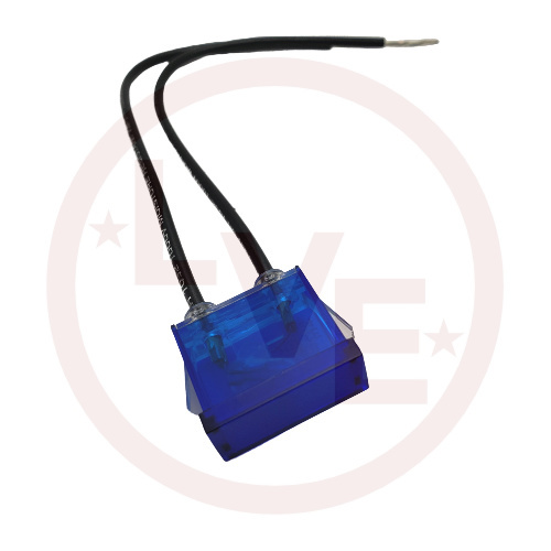 SOLICO 3235-1-00-17450 INDICATOR 14V BLUE INCAND 6" WIRE LEADS PNL LAMP