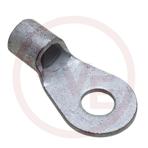 AMP 33465 TERMINAL RING 6 AWG #1/4 STUD NON-INSULATED TIN PLATED