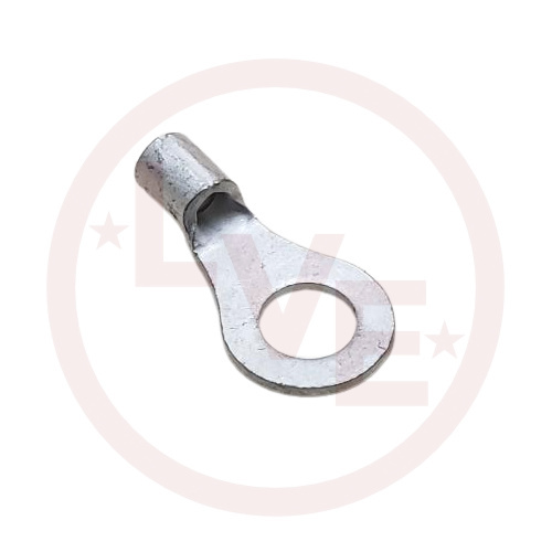 100 AMP Tyco 34111 Uninsulated Ring Tongue Terminals #22-16 AWG #8 Stud Tab for sale online 